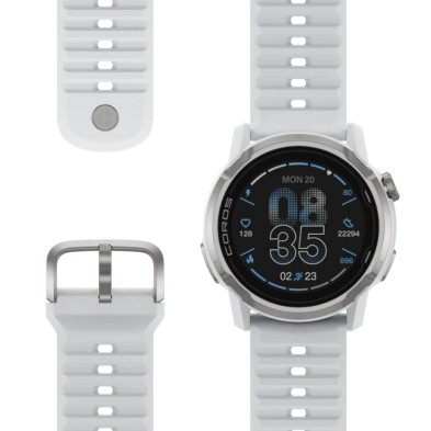 Reloj Deportivo GPS Coros APEX 4 46mm White correa silicona