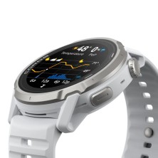 Reloj Deportivo GPS Coros APEX 4 46mm White  bisel de titanio y el cristal de zafiro