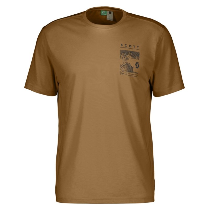 Camiseta manga corta Scott Defined Dri hombre Bread Brown