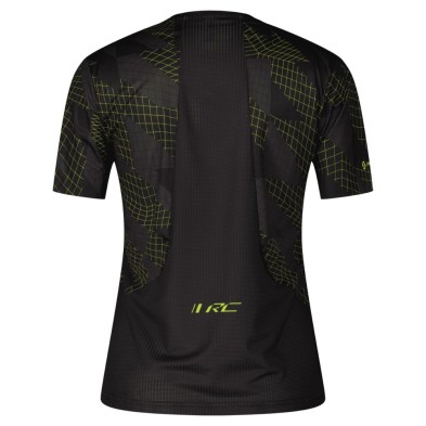 Camiseta manga corta Scott RC Run mujer Negro amarillo
