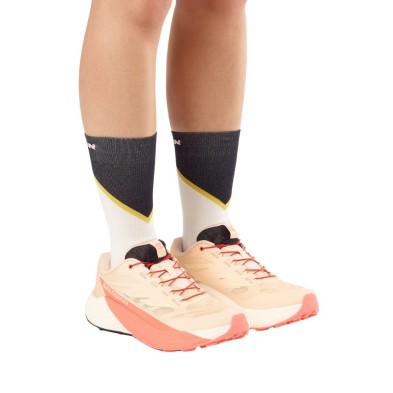 Zapatillas Salomon Pulsar mujer Tender Peach/ Vanilla Ice ajuste quicklace