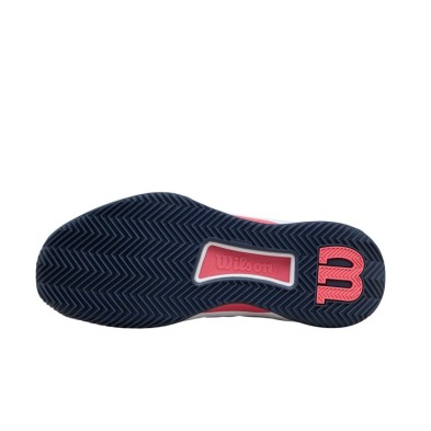 Zapatillas tenis Wilson Intrigue Tour Clay Mujer White /Navy Blazer /Dubarry suela duralast