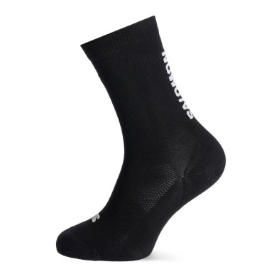Calcetines Salomon Pulse Race Flag Crew unisex logo negro