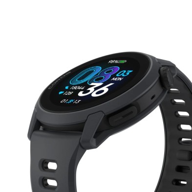 Reloj Deportivo GPS Coros PACE 4 correa silicona Black pantalla Amoled muy detallada