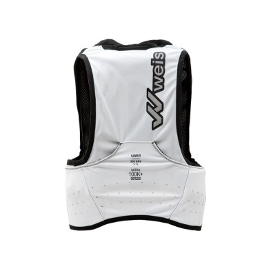 Chaleco Weis Simer 7 L Ultra 100K + Series Hydration Vest blanco