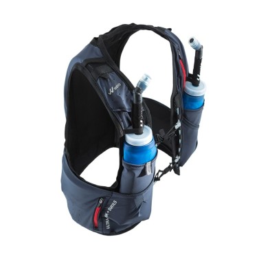 Chaleco Weis Simer 7 L Ultra 100K + Series Vest Grey portabombillas para botellas blandas tipo soft flask