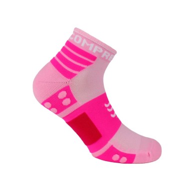 Pack de 2 pares de calcetines Training Socks Compressport rosa