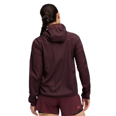 Chaqueta cortavientos Skyflow mujer Black Cherry