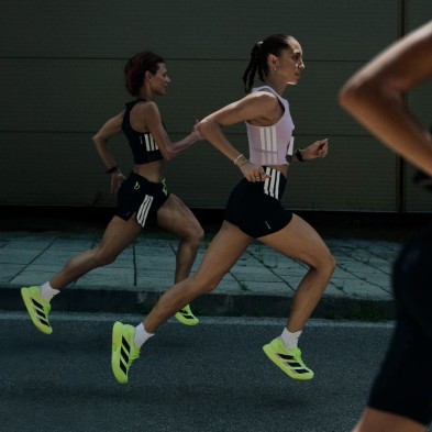 Zapatillas Adidas Adizero Adios Pro 4 Mujer Solar Yellow Aurora Plum Powder Plum para batir récords