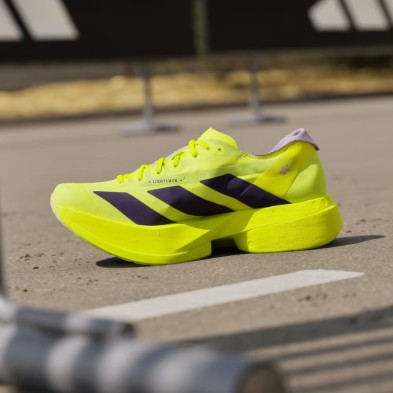 Zapatillas Adidas Adizero Adios Pro 4 Mujer amarillo lila ciruela