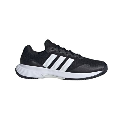 Zapatillas Adidas Gamecourt 2.0 hombre Core Black Cloud White Silver Metallic