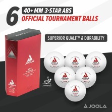 Pelotas ping pong Joola Prime*** 40+ 6 unidades calidad superior y durabilidad