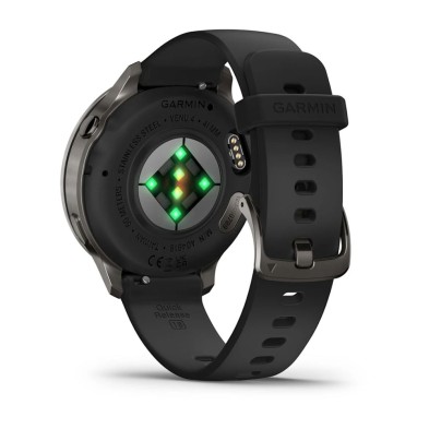 Reloj Deportivo Garmin Venu 4 41mm gris negro Monitor de frecuencia cardiaca a través de la muñeca Garmin Elevate