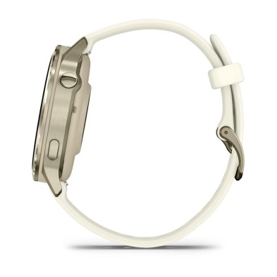 Reloj Deportivo Garmin Venu 4 41mm dorado y blanco  46 g con correa incluida