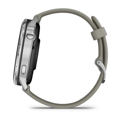 Reloj Deportivo Garmin Venu 4 45mm Silver correa de silicona Gray 56 g con correa incluida