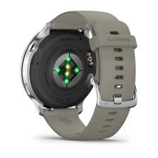 Reloj Deportivo Garmin Venu 4 45mm Silver correa de silicona Gray