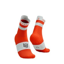 Calcetines Compressport Pro Racing V4.0 Run High Tigerlily/ White