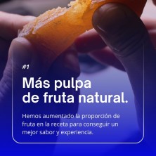 Barrita Nutrinovex Glucobar Plátano con sodio con más pulpa de fruta natural