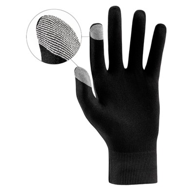 Guantes térmicos Lurbel finos Alaska Unisex Negro con tecnologia touch screen