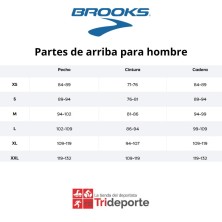 Brooks tallaje partes de arriba hombre