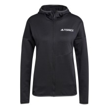 Chaqueta con capucha Adidas Terrex Xperior Climawarm Light Fleece mujer Black