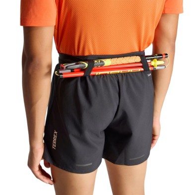 Pantalón corto Adidas Terrex Xperior Clima365 5" hombre Black presillas portabastones