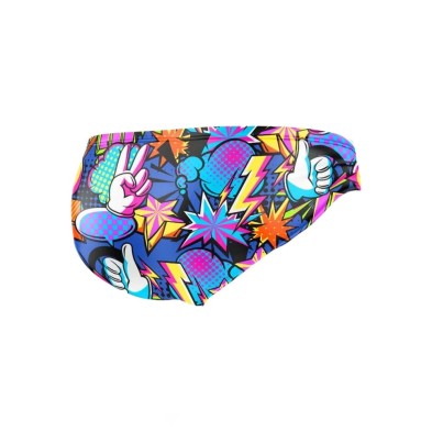 Bañador Swimsuit Natación Turbo Comic Kan Hombre negro