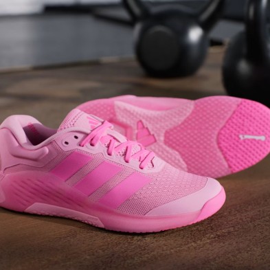 Zapatillas entrenamiento Adidas Dropset 4 Mujer rosa fucsia