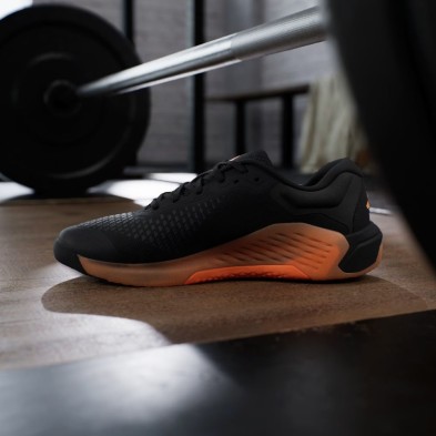 Zapatillas Adidas Dropset 4 Hombre Core Black Aurora Onix Lucid Orange ideales para crossfit cross training