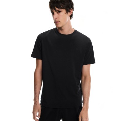 Camiseta manga corta On Running Focus-T hombre negra