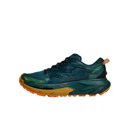 Zapatillas Hoka Mafate 5 Hombre Tidal Wave Mustard Seed estructura de TPU