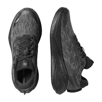 Zapatillas Salomon Aero Glide 4 hombre Black Black más altura gracias a la espuma optiFOAM2