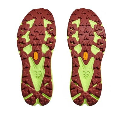 Zapatillas Hoka Speedgoat 7 Hombre Kiwi/ Neon Yuzu tacos de 5 mm tracción que se adhiere a la roca