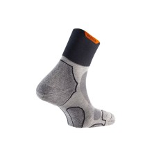 Calcetines Lurbel Desafio Four Gris hielo/ Naranja