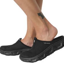 Sandalias Salomon Reelax Slide 6.0 mujer Black/ Black/ Alloy zapatillas recuperación