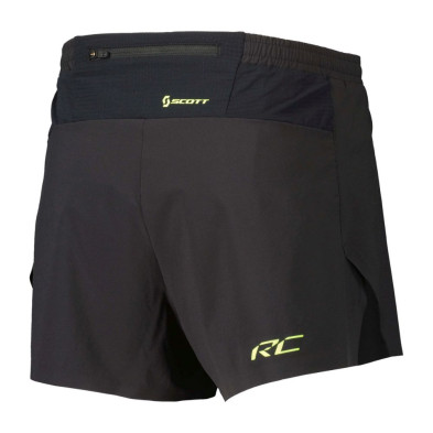 Pantalón corto Scott Ms RC Run hombre Negro y Amarillo