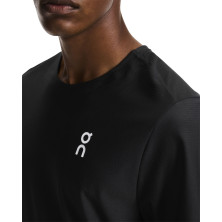 Camiseta manga corta On Running Court-T hombre Black detalle