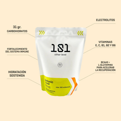 Isotonic Level Naranja 101 Other Level momentos de uso