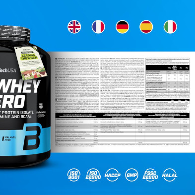 Iso Whey Zero Lactose Reduced proteína en polvo 454gr Vainilla