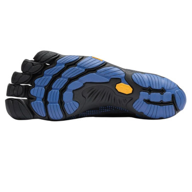 Zapatillas Fivefingers Vibram V-RUN hombre Black Blue  suela fina para sentir al máximo