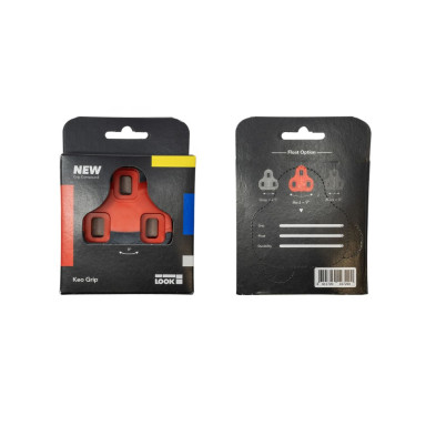 Calas Look Keo Grip red 9º New
