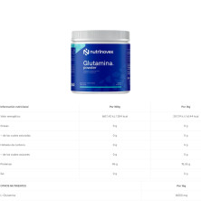 Glutamina Powder 250 gr Neutro