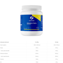 Nutrinovex Hidratein Salts Electrolitos 600 g Limón