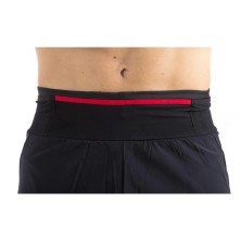 Pantalón Corto Técnico 2en1 Extreme (negro-rojo)