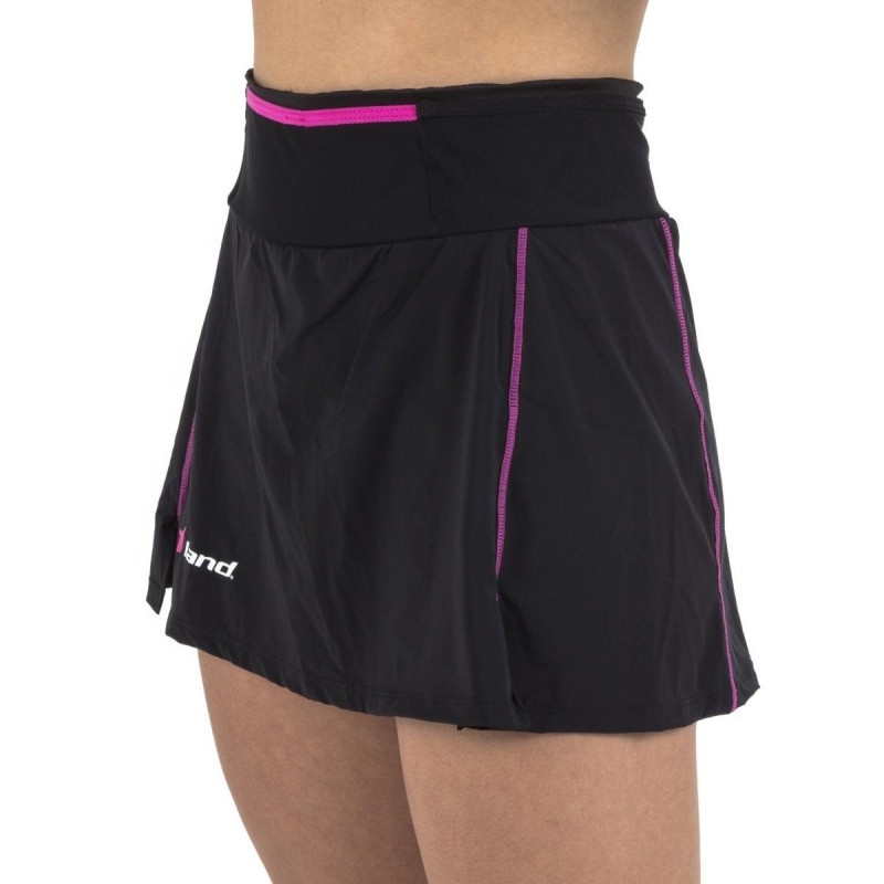 Falda con Malla Tecnica Usual 2en1 (negro-rosa)